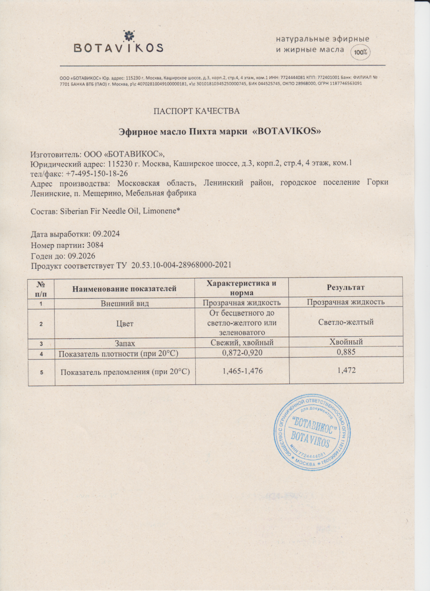 Паспорт №092024